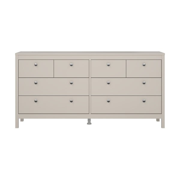 Sivo-bež komoda 159x80x38 cm Madrid – Tvilum-image-2