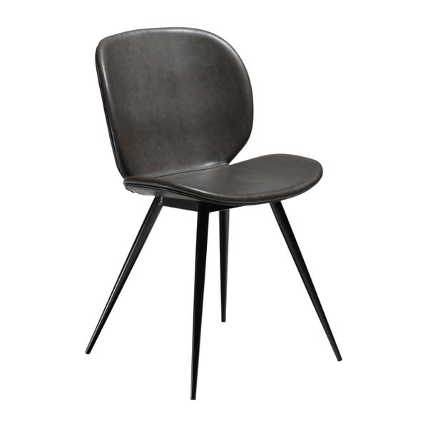 Siva stolica od umjetne kože DAN-FORM Denmark Cloud