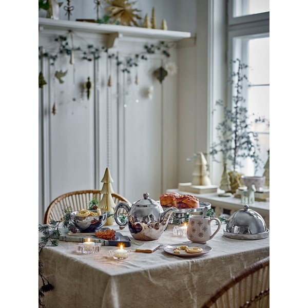 Pladanj za tortu od kamenine Shine – Bloomingville-image-3