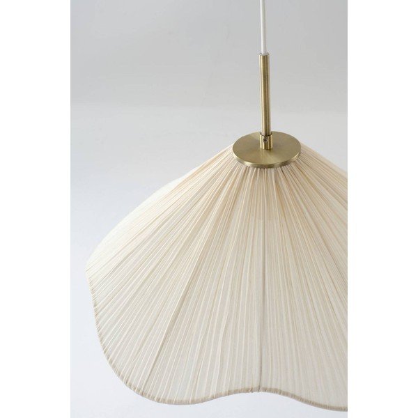 Krem tekstilna viseća svjetiljka ø 50 cm Lunaria – Jotex-image-2