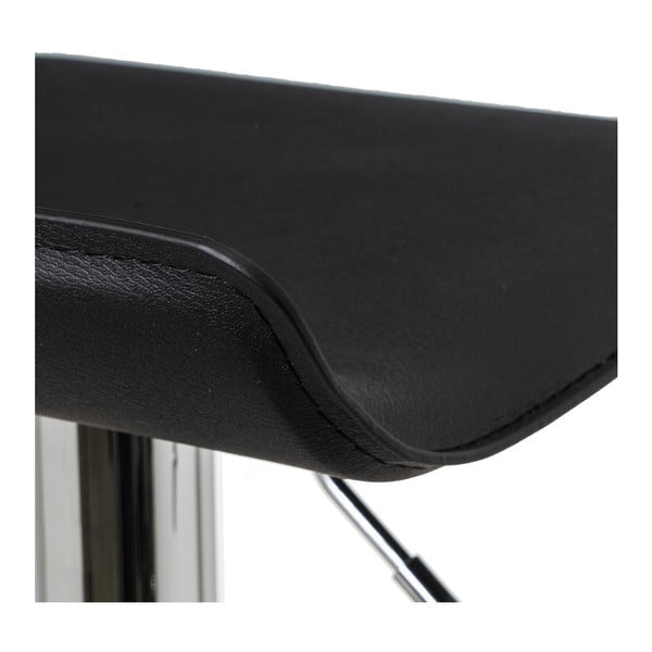 Crne podstavljene barske stolice u setu podesive visine 2 kom (visine sjedala 63 cm) – Casa Selección-image-2