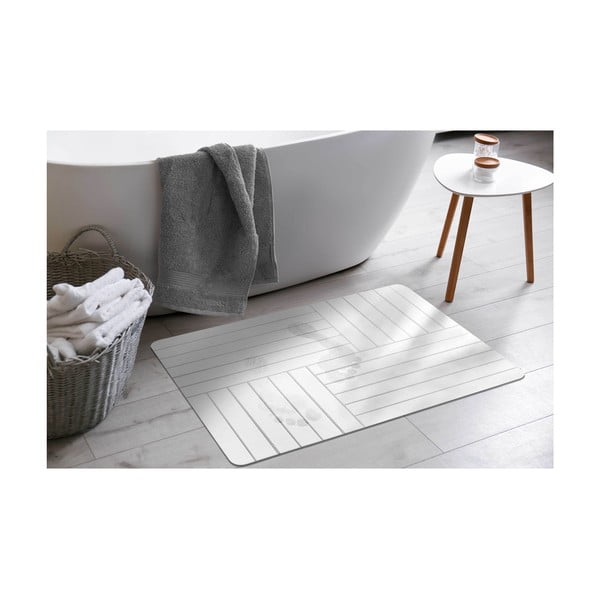 Bijela kupaonska prostirka 50x70 cm Malta – douceur d'intérieur-image-1