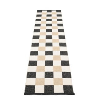 Crna/krem unutarnja i vanjska staza 70x300 cm Pix Black Vanilla – Pappelina