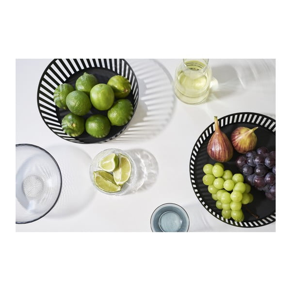 Crna zdjela za voće YAMAZAKI Tower, ⌀ 25 cm-image-2