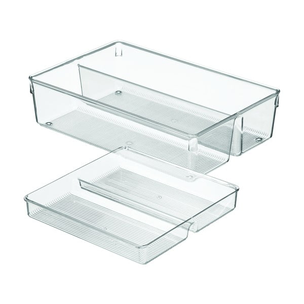 Dvokatni organizator za kuhinjske ladice iDesign Linus, 31 x 20 cm-image-2