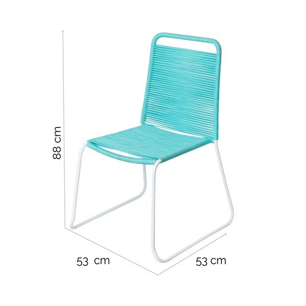 Plava vrtna stolica Aruba - LDK Garden-image-3