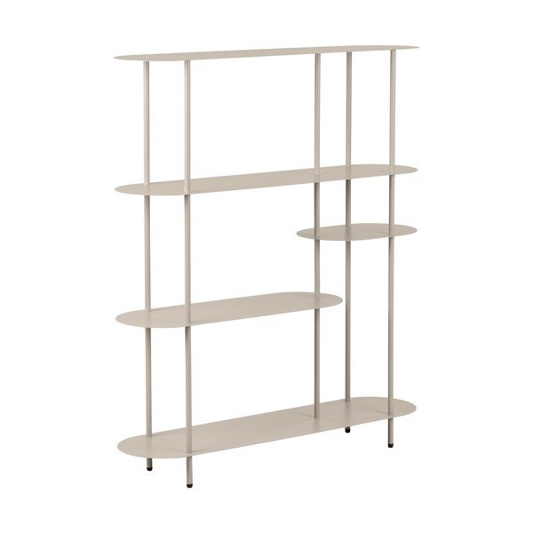 Bež metalni regal 118x139x31 cm Rieti – House Nordic-image-2