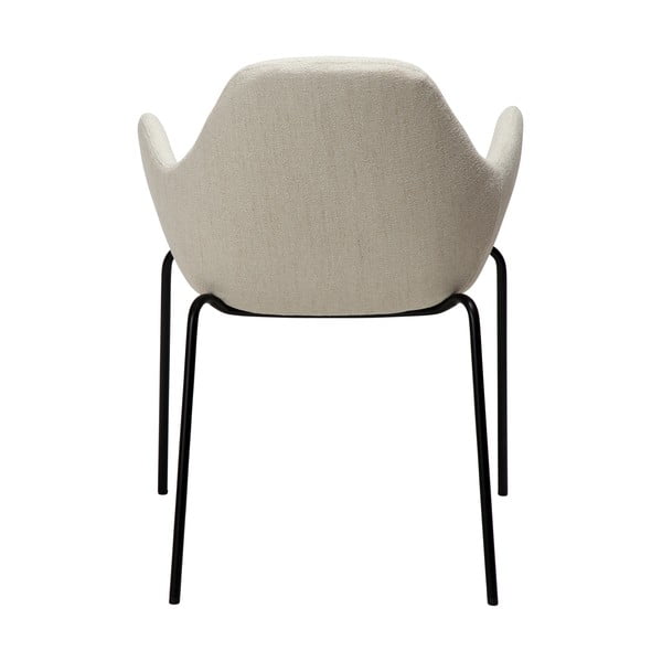 Krem fotelja od bouclé tkanine Zimmer – DAN-FORM Denmark-image-4