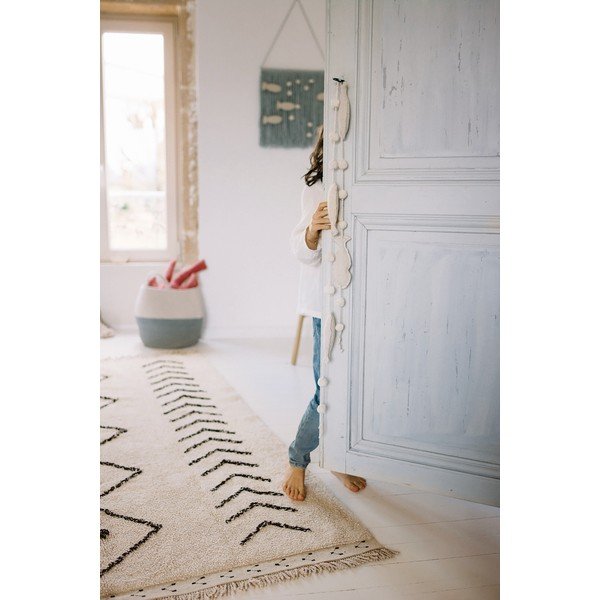 Krem periv/ručno rađen pamučan tepih 170x240 cm Bereber Rhombs – Lorena Canals-image-4