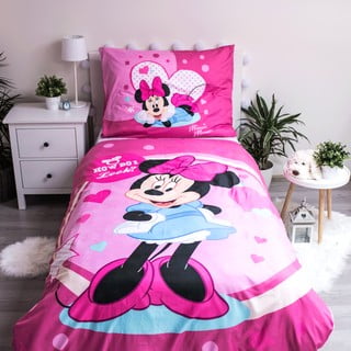 Dječja posteljina za krevet za jednu osobu od mikrovlakana 140x200 cm Minnie Sweet Like Me – Jerry Fabrics