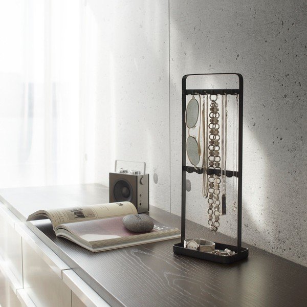 Crni stalak za nakit YAMAZAKI Tower-image-1