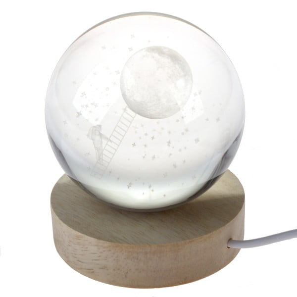 Svjetlosni ukras s USB u prirodnoj boji ø 8 cm – Dakls