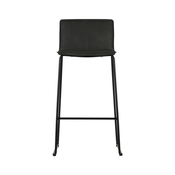 Set od 2 crne barske stolice WOOOD Evan-image-2