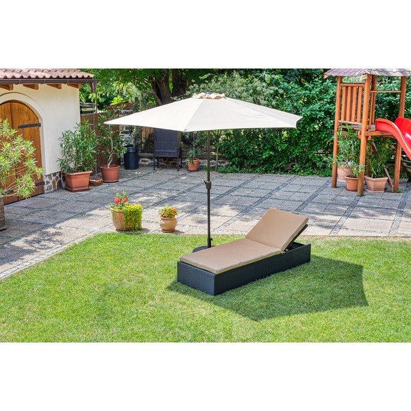 Bež suncobran bez postolja Bonami Essentials Sun, Ø 300 cm-image-4