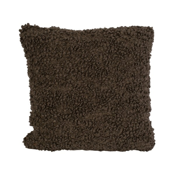 Pamučni jastuk tamno smeđe boje PT LIVING Purity, 45 x 45 cm