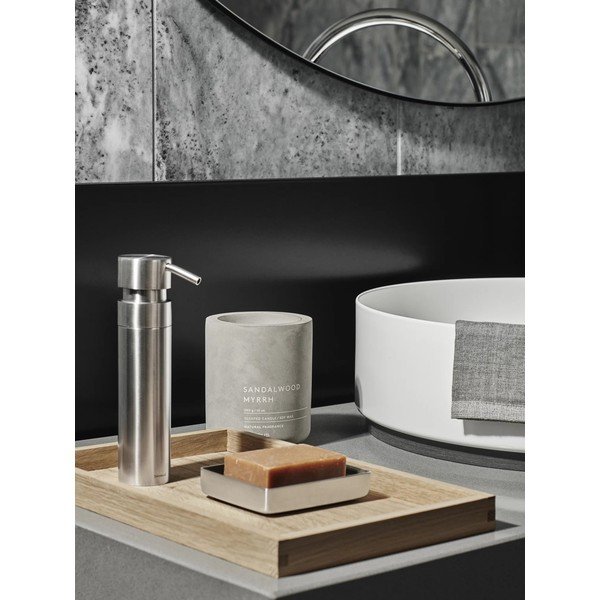 Zidni dozator sapuna od nehrđajućeg čelika u sjajno srebrnoj boji 100 ml Nexio – Blomus-image-3