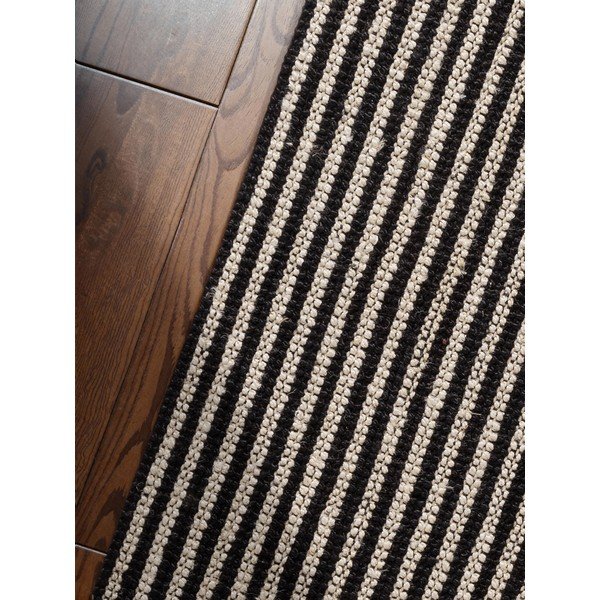 Crni ručno rađen juten tepih 160x230 cm Harvest Ebony – Elle Decoration-image-3