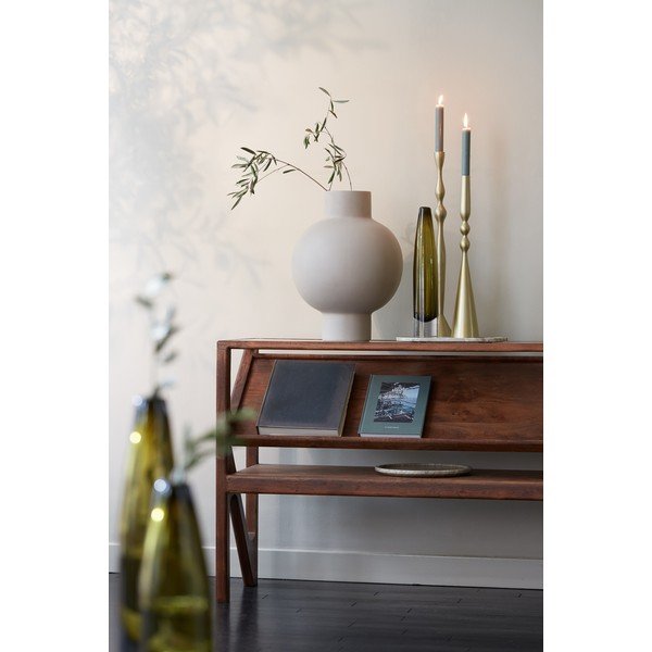 Pomoćni stol sa staklenom pločom stola u prirodnoj boji 41x119 cm Yuki – Light & Living-image-1