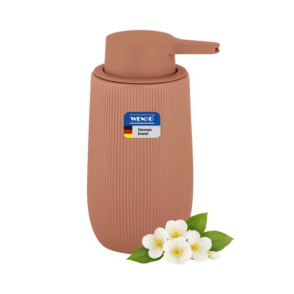 Smeđi plastičan dozator sapuna 400 ml Fablo – Wenko-image-3