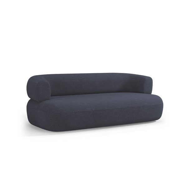 Tamno plava sofa od bouclé tkanine 178 cm Jenny – Micadoni -image-1