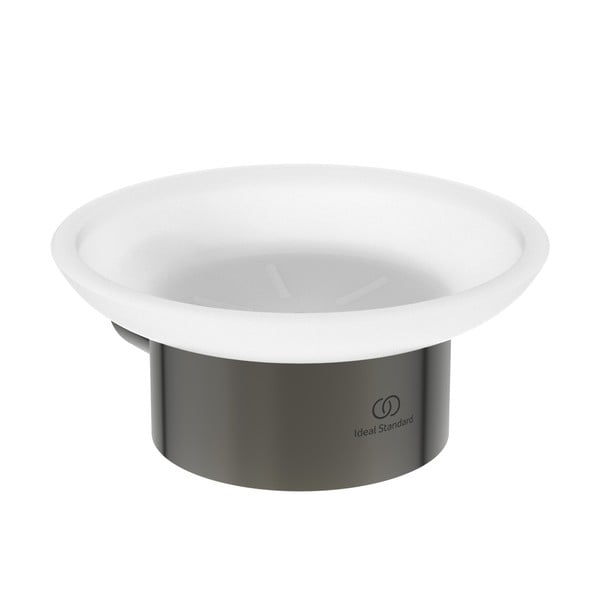 Antracitno siva metalna zidna posuda za sapun Conca – Ideal Standard