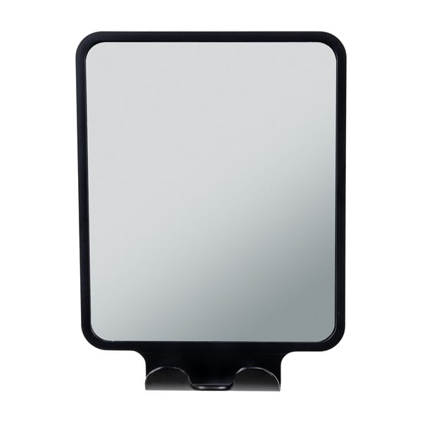 Kozmetičko s vješalicom ogledalo 14x19.5 cm Quadro Black – Wenko