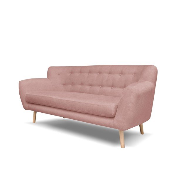 Svijetlo ružičasta sofa Cosmopolitan design London, 162 cm-image-2