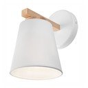 Bijela zidna lampa ø 15 cm Ellie – LAMKUR