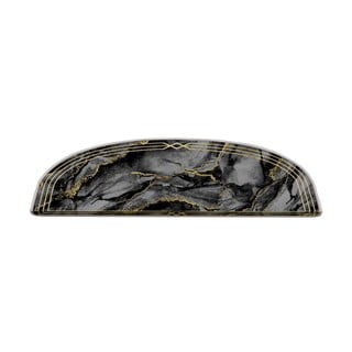 Tamno sivi set tepiha za stepenice 16 kom 20x65 cm Marble Dream – Vitaus