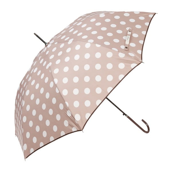 Umbrella Ambiance Beige Dots, ⌀ 98 cm