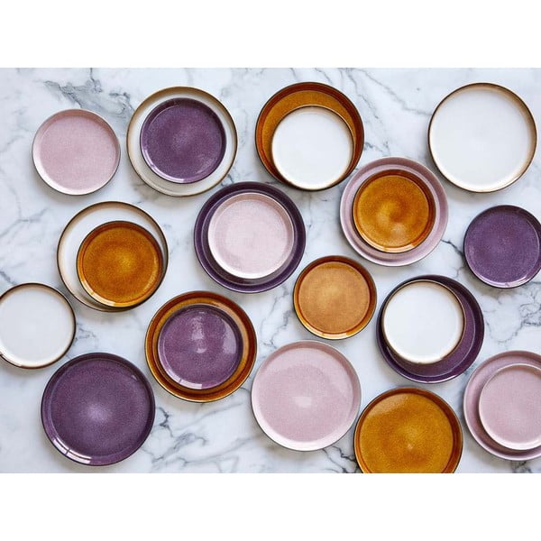 Crni/ljubičasti tanjur od kamenine ø 27 cm Gastro Black/Purple – Bitz-image-1