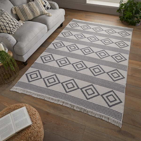 Sivi tepih 160x230 cm Deuce Teo - Flair Rugs-image-2