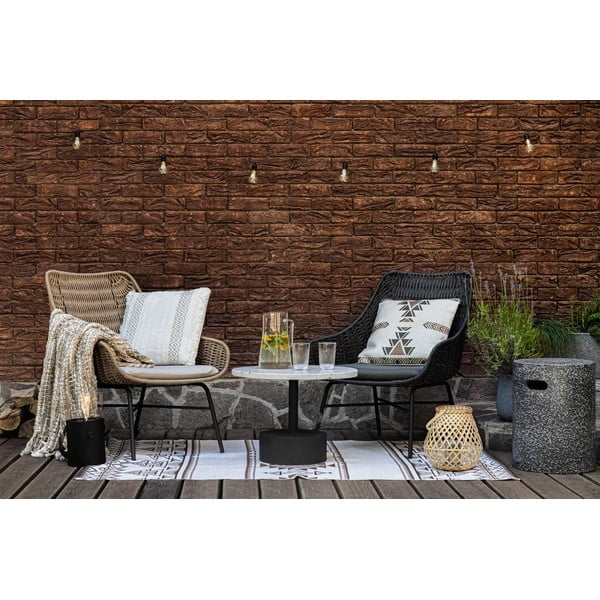 Bež-smeđi dvostrani vanjski tepih od reciklirane plastike Green Decore Afra, 90 x 150 cm-image-1