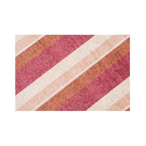Crveno-narančasti tepih Floorita City Loft Stripes, 80 x 130 cm-image-3