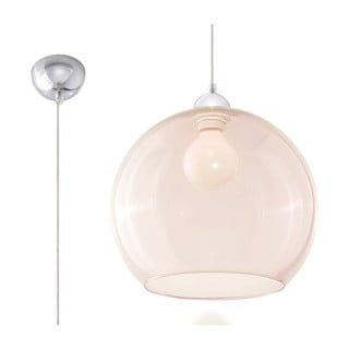 Bež viseća svjetiljka sa staklenim sjenilom ø 30 cm Bilbao – Nice Lamps
