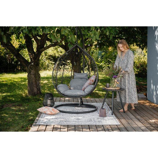 Sivi vrtni stol Debut Lounge, Ø 51 cm-image-4