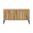 TV komoda u dekoru hrasta u prirodnoj boji 100x56x44 cm Gravure – WOOOD