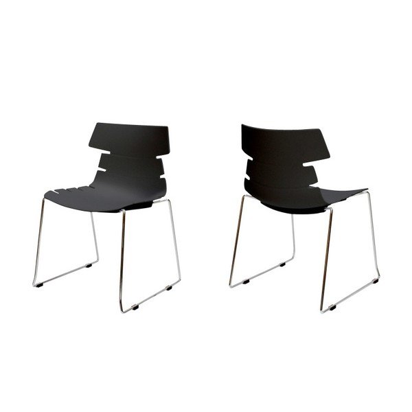 Set od 4 crne blagovaonske stolice Canett Victor-image-2