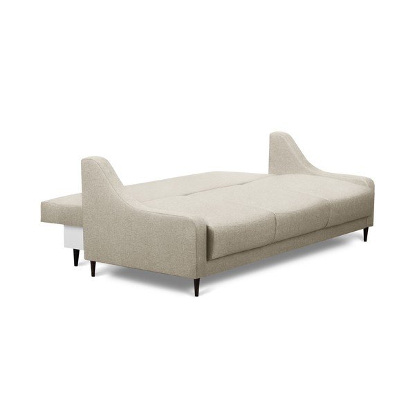 Bež kauč na razvlačenje s prostorom za odlaganje Mazzini Sofas Ancolie, 215 cm-image-2