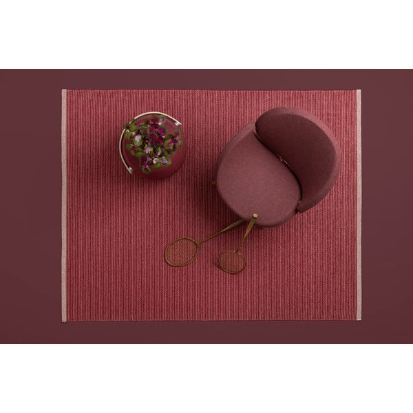 Crvena unutarnja i vanjska staza 70x200 cm Mono Blush – Pappelina-image-1