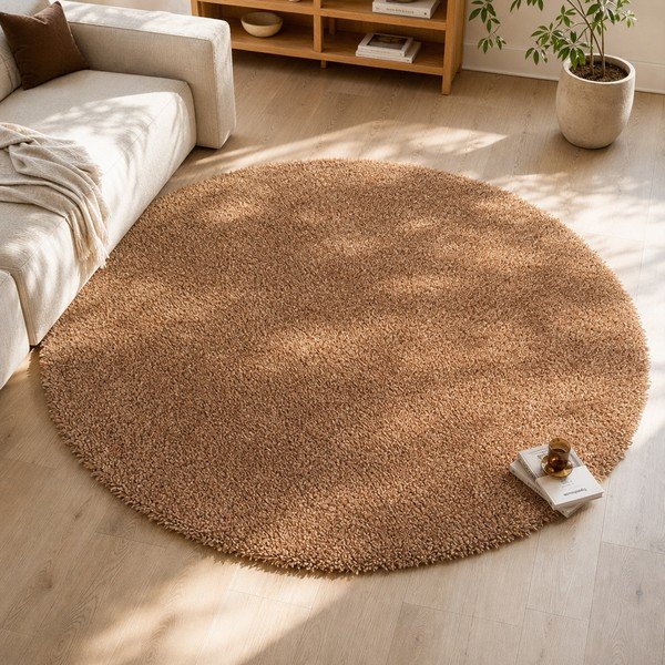 Smeđi tepih Universal Aqua Liso, Ø 100 cm-image-4