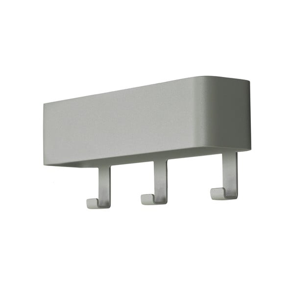 Zelena/siva metalna zidna vješalica s policom Dax Play – Spinder Design