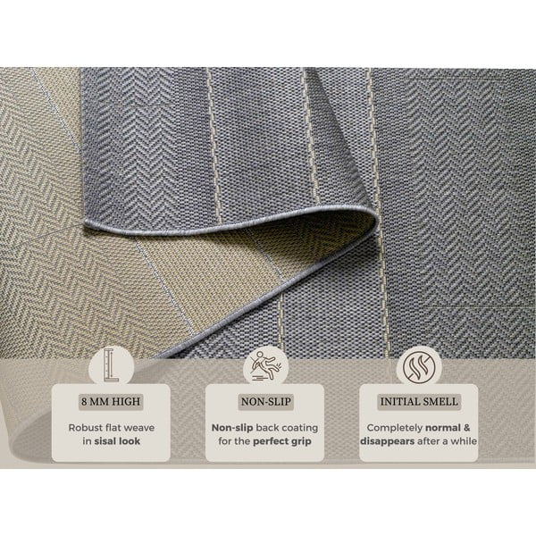 Siva staza prikladna za vanjsku uporabu Hanse Home Sunshine, 80 x 200 cm-image-3