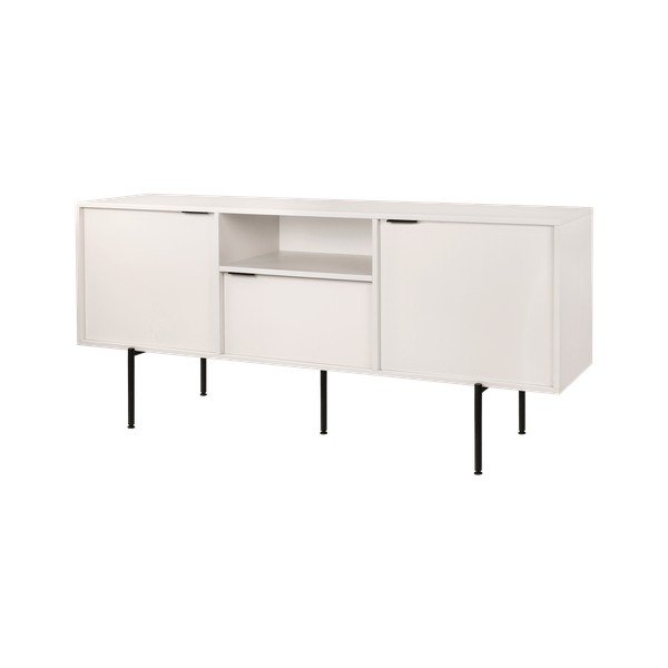 Sivo-bež TV komoda 180x79x50 cm Bau – noo.ma