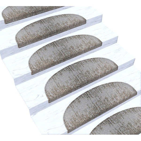 Bež set tepiha za stepenice 16 kom 20x65 cm Horizon – Vitaus-image-1