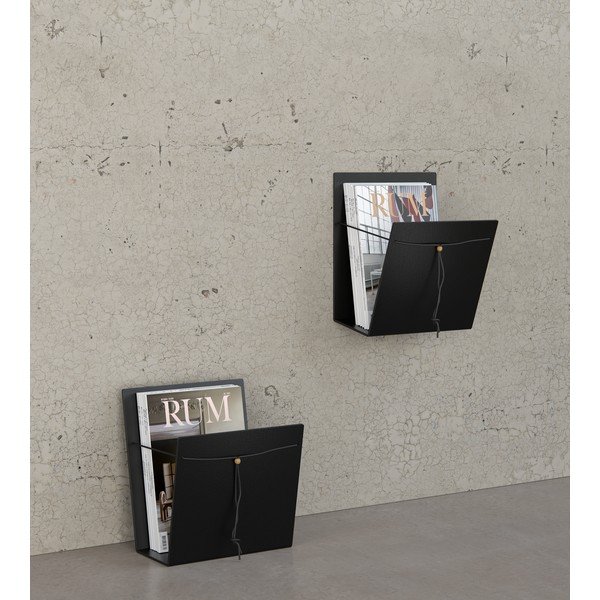 Metalni/od eko kože držač za časopise Bull M – LIND DNA-image-1