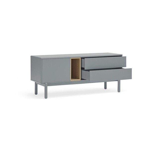 Plava/siva TV komoda 140x56 cm Corvo – Teulat-image-2