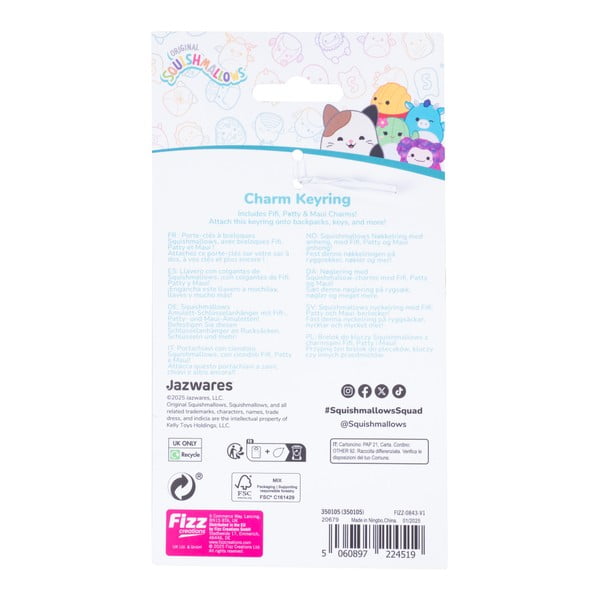Privjesak za ključeve Fizz – SQUISHMALLOWS-image-3