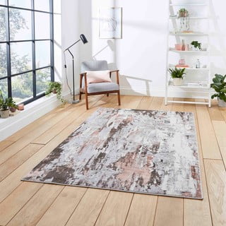 Sivo-ružičasti tepih Think Rugs Apollo, 160 x 220 cm