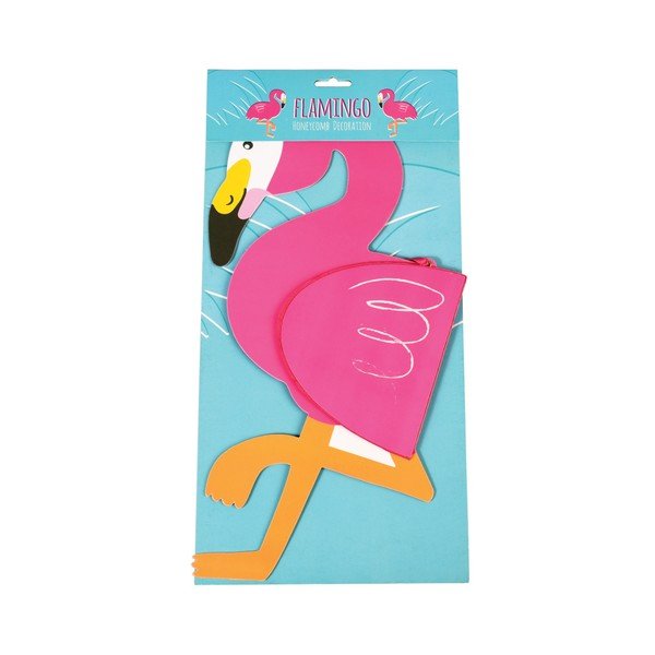 Viseći papirnati ukras Rex London Flamingo Honeycomb-image-2